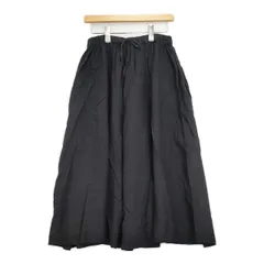 nest Robe リネンギャザー 01195-1171-5 ロングスカート ブラック レディース ネストローブ【中古】6-0429M∞のサムネイル