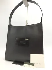 GUCCI　グッチ　ワンショルダーバッグ　セミショルダーバッグ　Gロゴ　レザー　ダークブラウン系　1912のサムネイル