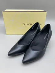 ★新品★ fuwaraku ベーシックパンプス ポインテッドトゥ 23.0㎝ 3E ブラック