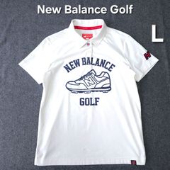 [Price Negotiations Accepted] New Balance Golf Short-Sleeve Golf Polo Shirt, Women's, Size L (2), White, Stretch, Quick-Drying, New Balance Golf