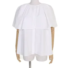 未使用品◇Tsuru by Mariko Oikawa ツルバイマリコオイカワ BL-1253410 Sailor フリルカラーシャツ ブラウス ホワイト F レディースM～Lサイズ相当 日本製 正規品 レディースのサムネイル