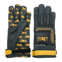 JT Racing USA VINTAGE RACING GLOVE BLACK × YELLOW/レーシンググローブ カラフル 派手 ロゴマーク 柄 vmx ヴィンテージ モトクロス バイク moto3のサムネイル