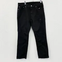 Levi’s　リーバイス　541　ブラックデニムパンツ/ジーンズ　黒　ブラック　W33サイズ　古着【値引き交渉OK！】