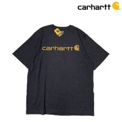カーハート 半袖 Tシャツ US購入 ロゴプリント グレー② 181218