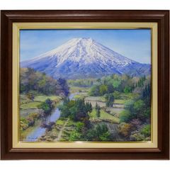 鈴木 香『さくら』SM号 日本画 額入り 桜 サクラ 春 季節掛け 花 吉祥