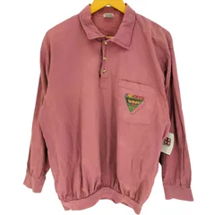 ユーズドフルギ USED古着 ワンポイント プリント プルオーバー シャツ メンズ  48/50