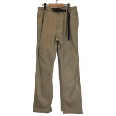 【中古】　GRAMicci　クライミングパンツ　トレッキングパンツ　ウエストゴム　ベルト　ジップフライ　無地　アウトドア　古着　/1153