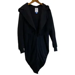 【中古】　adidas　タキシードジャケット　無地　ボタンレス　スポーツ　古着　/2001