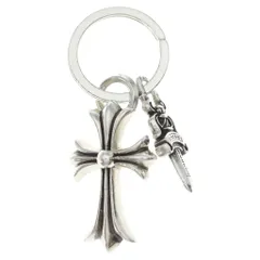 CHROME HEARTS (クロムハーツ) KEYRING SMALL CH CROSS スモールCHクロス キーリング シルバーのサムネイル