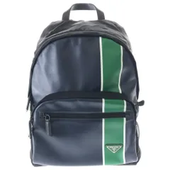 PRADA (プラダ) テスート バックパック バイカラー リュックサック バックパック ブラック×グリーン ナイロン×レザー 2VZ066 シルバー金具のサムネイル