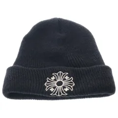 CHROME HEARTS (クロムハーツ) WOOL WATCH CAP CHプラス刺繍ビーニー ブラック ニットキャップのサムネイル