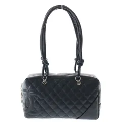 CHANEL (シャネル) カンボンライン キルティング ハンドバッグ