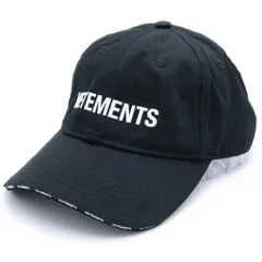 VETEMENTS (ヴェトモン) 21AW Classic Logo Cap クラシックロゴキャップ 帽子 ブラック UA52CA200Bのサムネイル