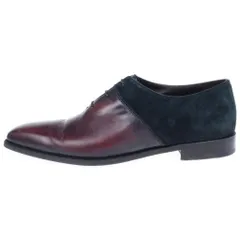 Berluti (ベルルッティ) アレッサンドロ デムジュール スエード切り替え レザー ドレスシューズ ボルドー/ブラックのサムネイル