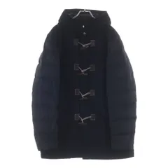 HERNO (ヘルノ) トグルボタン ダウン切り替え メルトンウール フーデッド ダッフルコート ジャケット ブラックのサムネイル