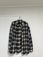 25SS アットラスト レーヨンチェックシャツ 15 1/2 - メルカリ