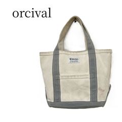 未使用級 希少カラー ORCIVAL 帆布 トートバッグ S チャコールブラック