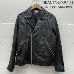 ビューティアンドユースユナイテッドアローズ 羊革 ダブル ライダース ジャケット 1225-199-9373 メンズ M ISItems【USED】【古着】【中古】50159174