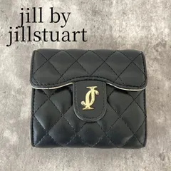 JILL by JILL STUART ジルバイジルスチュアート 財布 三つ折り財布 キルティング 黒 ブラック ゴールド金具 コンパクトウォレット ミニ財布 ロゴ金具 レディース ブランド財布 2つ折り 普段使い 小物のサムネイル