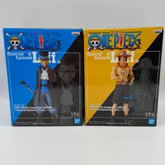 ワンピース 2点セット　ONE PIECE magazine FIGURE  Special Episode Luff　vol.2　エース　vol.3　サボ　プライズ　フィギュア　バンダイ　バンプレスト　（ME26-4283）
