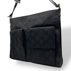 GUCCIグッチ ボディバッグ ウエストバッグgg レザー キャンバス デニム