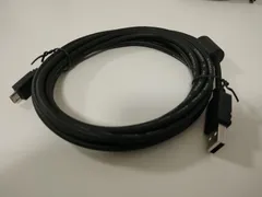 USB ケーブル to マイクロタイプB（＝タイプCの前のアンドロイド）　１個分価格４８０円　長さ約2ｍ85cm  ☆防水梱包