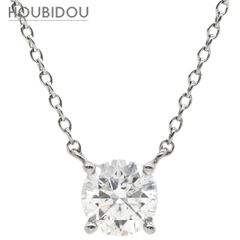 WISP 18金ネックレス 一粒ダイヤモンド0.312ct - メルカリ