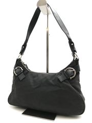 F07176 未使用品 BRIE LEON レザーミニバッグ ブラック - メルカリ