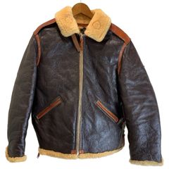 近年モデル リアルマッコイズ リアルムートン フライトジャケット 