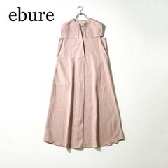 ebure エブール 24AWタフタ ロングタックスカート ウエストゴム 洗える