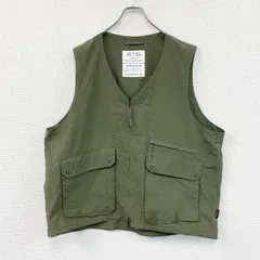 FREAK'S STORE　フリークスストア　COUDURA VEST　コーデュラベスト　3つポケット　カーキ　Mサイズ　古着【値引き交渉OK！】