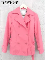◇ ◎ MK KLEIN+ エムケークランプリュス 長袖 トレンチ コート サイズ36 ピンク レディース 【中古】 【1002798486164】のサムネイル