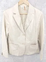 ◇ ensuite エンスウィート 2B 長袖 テーラード ジャケット 4 ベージュ レディース 【中古】 【1002799048002】のサムネイル
