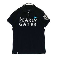 PEARLY GATES ポロシャツ ブラック 1989 - メルカリ