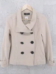 ◇ サリア salire 長袖 ピーコート M ベージュ *  【1002799586146】のサムネイル
