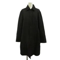 コルディア CORDIER コート 42 黒 ブラック 無地 シャツカラー 長袖 /RN ■ECB001のサムネイル