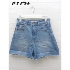 ◇ SLOBE IENA スローブ イエナ ウォッシュ加工 カットオフ ショートパンツ サイズ38 ネイビー レディース 【中古】 【1101190014798】のサムネイル