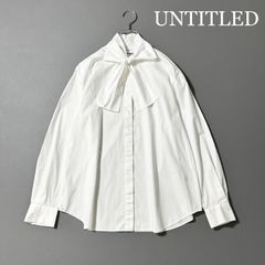 359h*美品 ユナイテッドアローズ コットン ボウタイ ブラウス - メルカリ