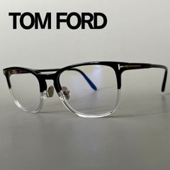 トムフォード メガネ TOM FORD クリア グレー 灰 ボストン 眼鏡 メンズ