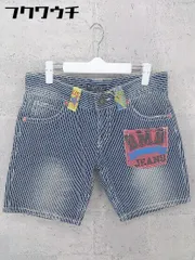 ◇ ●美品● ◎ BLUE MOON BLUE ブルームーンブルー タグ付き ショート ハーフ パンツ サイズ27 インディゴ レディース 【中古】 【1101270001595】のサムネイル