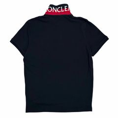 MONCLER ブラック Vネック ポロシャツ M - メルカリ