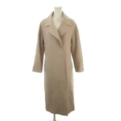 エムケー ミッシェルクラン MK MICHEL KLEIN チェスターコート 38 ベージュ 無地 長袖 ラップデザイン /AH23 ■ECC004のサムネイル
