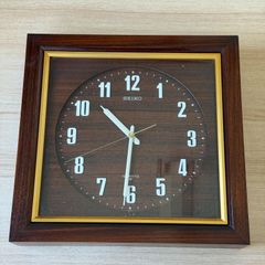 70's SEIKO 掛け時計 ミッドセンチュリー ビンテージ レトロ 木目調