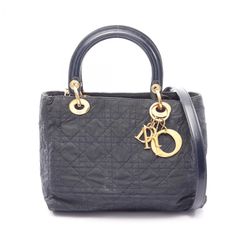 Dior ディオール グランヴィル カナージュ トートバッグ ブラック