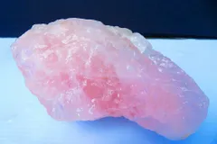 【新品】    天然石（原石） 巨大！超迫力858g ブラジル産 水晶 原石 天然石 置物 ローズ水晶 鑑賞石 パワーストーン 鉱物 標本 宝石 26100004 