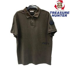 美品】モンクレール MONCLER メンズポロシャツ カーキ色 Mサイズ 男性