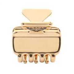 値下げ PRADA アンティークローズ Fermagli ヘアクリップ ホワイト