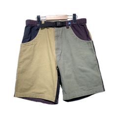 [Used] KAVU Half Pants, Shorts, Climbing Pants, Chilliwack Shorts, Crazy Pattern, Color Blocking, Solid Color, Made in USA, Outdoor, Vintage Clothing /1092
