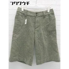◇ NIMES ニーム ウール ハーフ ショート パンツ サイズS グリーン系 レディース 【中古】 【1102120001598】のサムネイル