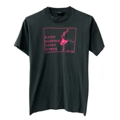 80s USA製 FRUIT OF THE LOOM 半袖 プリントTシャツ S ブラック フルーツオブザルーム 80年代 コットンポリ カットソー 夏物 a805-5533のサムネイル